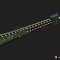 HardEdge Sword Cloud - Final Fantasy VII remake 3D print model - Thumbnail 4