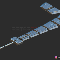 HardEdge Sword Cloud - Final Fantasy VII remake 3D print model - Thumbnail 21