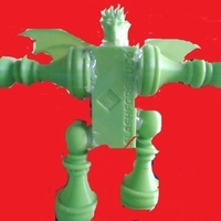 Small The King Chragon 3D Printing 304544