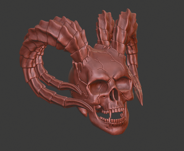 hell skull 3D Print 304553