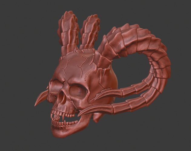 hell skull 3D Print 304554