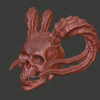Small hell skull 3D Printing 304554