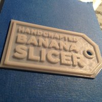 Small Gift Tag for Banana Slicer 3D Printing 30456