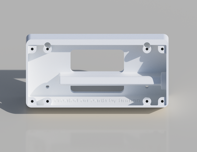 Lerdge screen case for ZAV_ver. 2 3D Print 304574