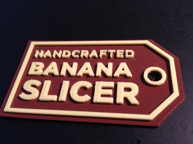 Gift Tag for Banana Slicer 3D Print 30458