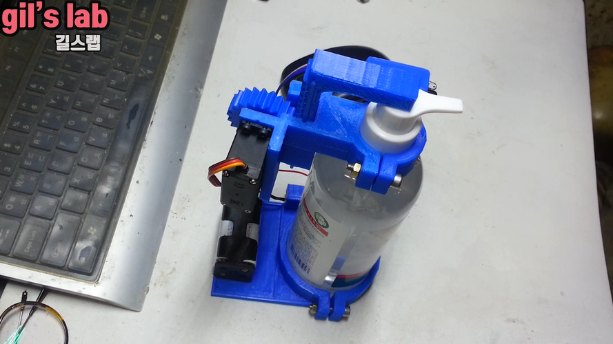 How to make automatic hand cleaner dispenser machine 3D Print 304811