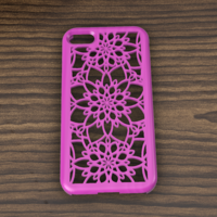 Small CASE IPHONE 7/8 FLOWERS MOTIVE 3D Printing 304839