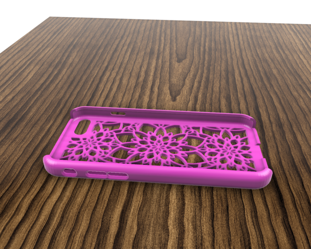 CASE IPHONE 7/8 FLOWERS MOTIVE 3D Print 304842