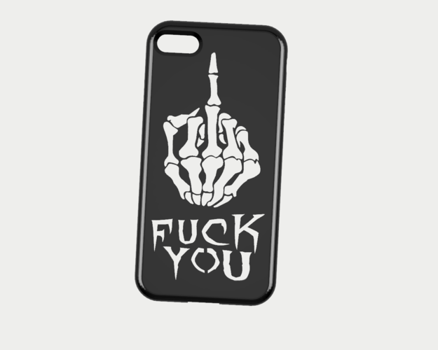 CASE IPHONE 7/8 FUCK YOU 3D Print 304860