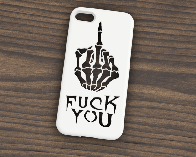 CASE IPHONE 7/8 FUCK YOU 3D Print 304861