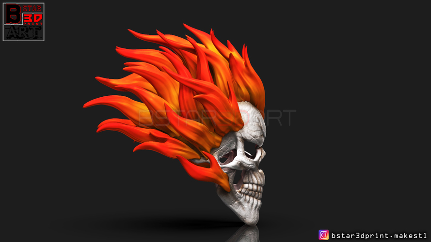 Ghost Rider mask -Agents of SHIELD - Marvel comics  3D Print 304910