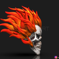 Ghost Rider mask -Agents of SHIELD - Marvel comics  - Thumbnail 6