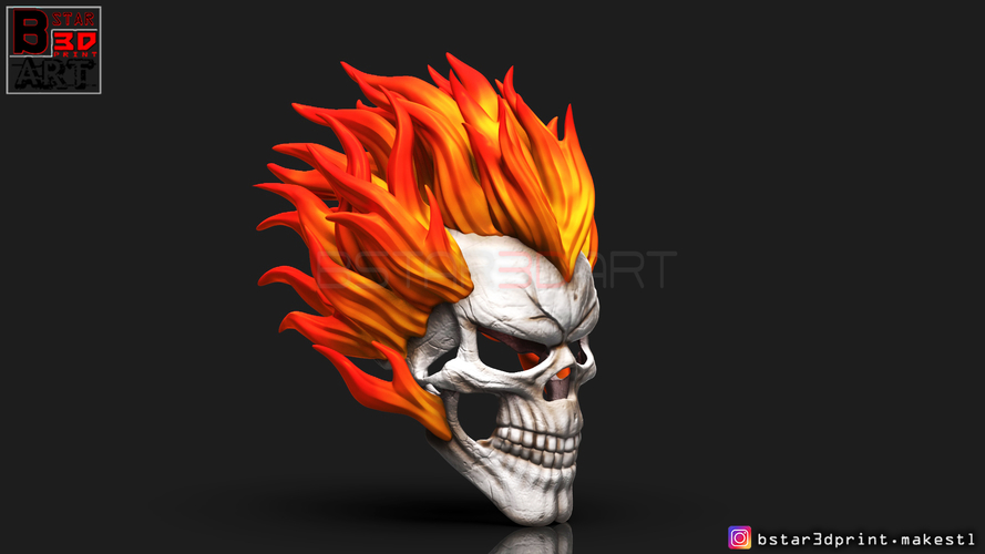 Ghost Rider mask -Agents of SHIELD - Marvel comics  3D Print 304911