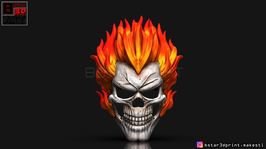 Ghost Rider mask -Agents of SHIELD - Marvel comics  3D Print 304912