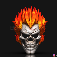 Ghost Rider mask -Agents of SHIELD - Marvel comics  - Thumbnail 8