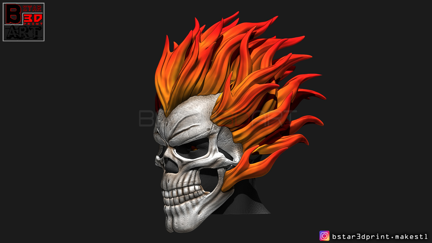 Ghost Rider mask -Agents of SHIELD - Marvel comics  3D Print 304914