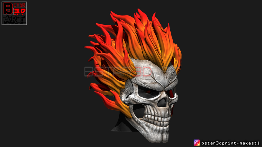 Ghost Rider mask -Agents of SHIELD - Marvel comics  3D Print 304919