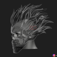 Ghost Rider mask -Agents of SHIELD - Marvel comics  - Thumbnail 21