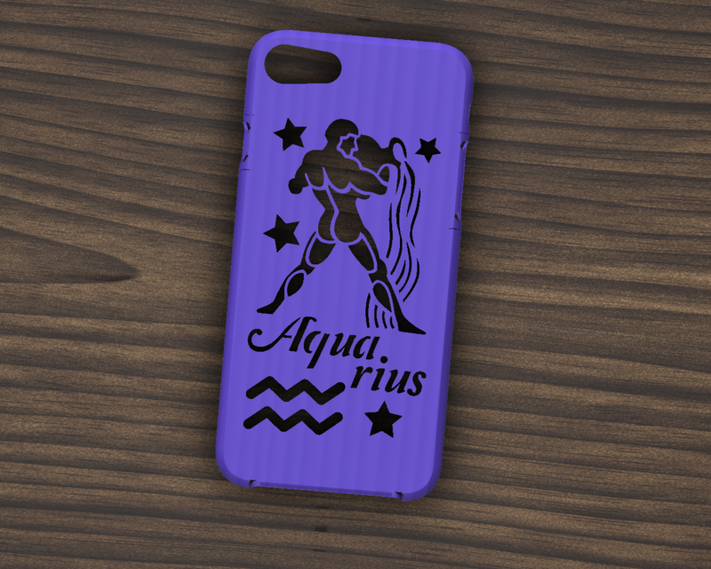 CASE IPHONE 7/8 AQUARIUS SIGN
