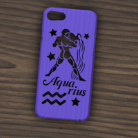 Small CASE IPHONE 7/8 AQUARIUS SIGN 3D Printing 304969