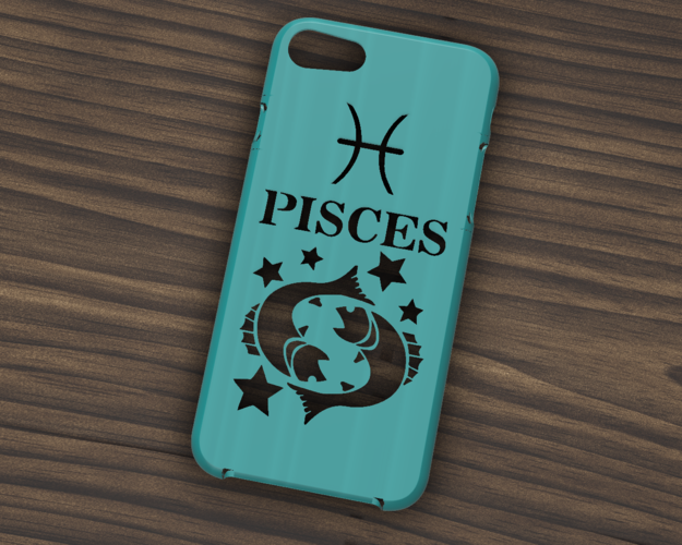 CASE IPHONE 7/8 PISCES SIGN 3D Print 304977