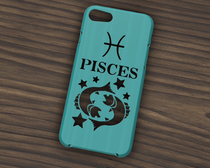 CASE IPHONE 7/8 PISCES SIGN