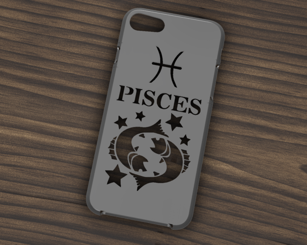 CASE IPHONE 7/8 PISCES SIGN 3D Print 304979