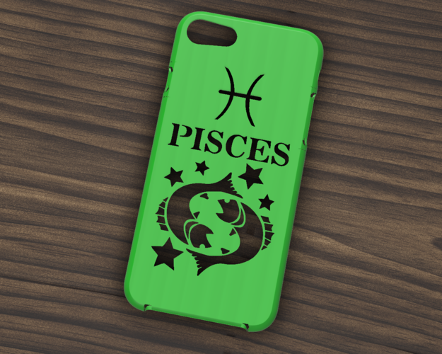 CASE IPHONE 7/8 PISCES SIGN 3D Print 304980