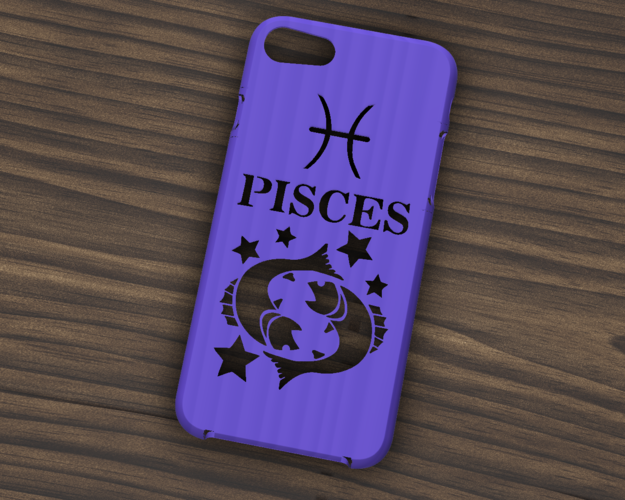 CASE IPHONE 7/8 PISCES SIGN 3D Print 304982