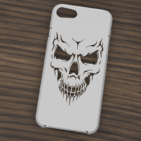 Small CASE IPHONE 7/8 SKULL 3D Printing 304985