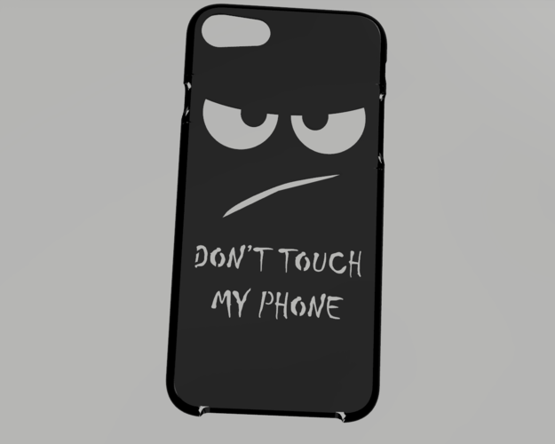 CASE IPHONE 7/8 DONT TOUCH 3D Print 304989