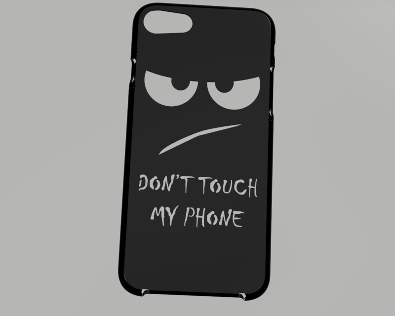 CASE IPHONE 7/8 DONT TOUCH