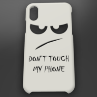 CASE IPHONE X/XS DONT TOUCH - Thumbnail 2