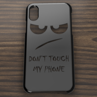 CASE IPHONE X/XS DONT TOUCH - Thumbnail 3