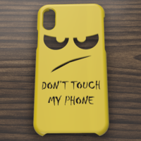 CASE IPHONE X/XS DONT TOUCH - Thumbnail 9
