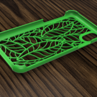 CASE IPHONE X/XS LEAF MOTIF - Thumbnail 3