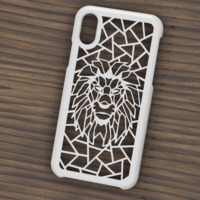 Small CASE IPHONE X/XS LION 3D Printing 305018