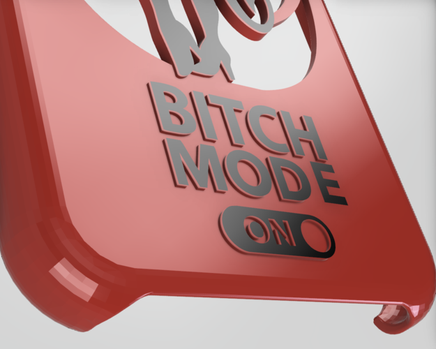 CASE IPHONE X/XS BITCH MODE ON 3D Print 305026