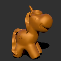 Small Little Unicorn 3D Printing 305044