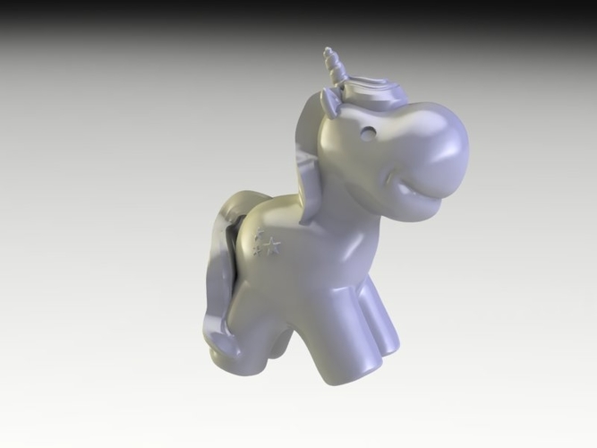 Little Unicorn 3D Print 305046