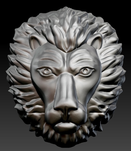Lion Head 3D Print 305047