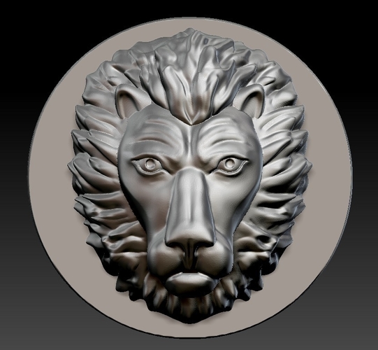 Lion Head 3D Print 305048