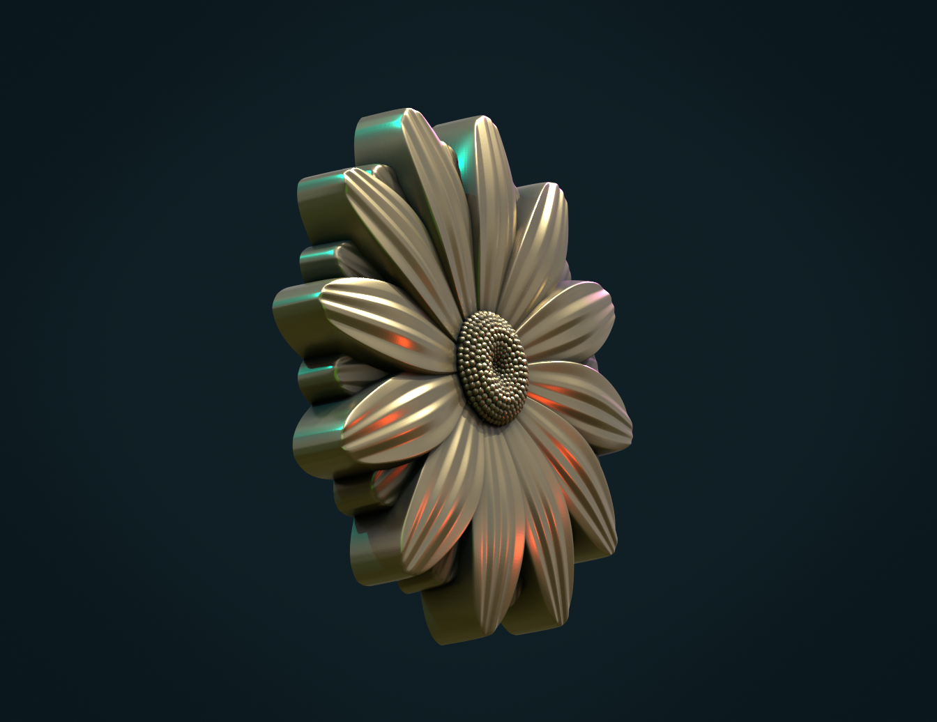 daisy zbrush 3d print