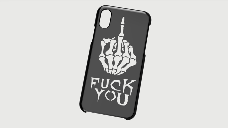 CASE IPHONE X/XS FUCK YOU