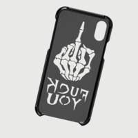 CASE IPHONE X/XS FUCK YOU - Thumbnail 2
