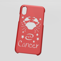 CASE IPHONE X/XS CANCER SIGN - Thumbnail 2