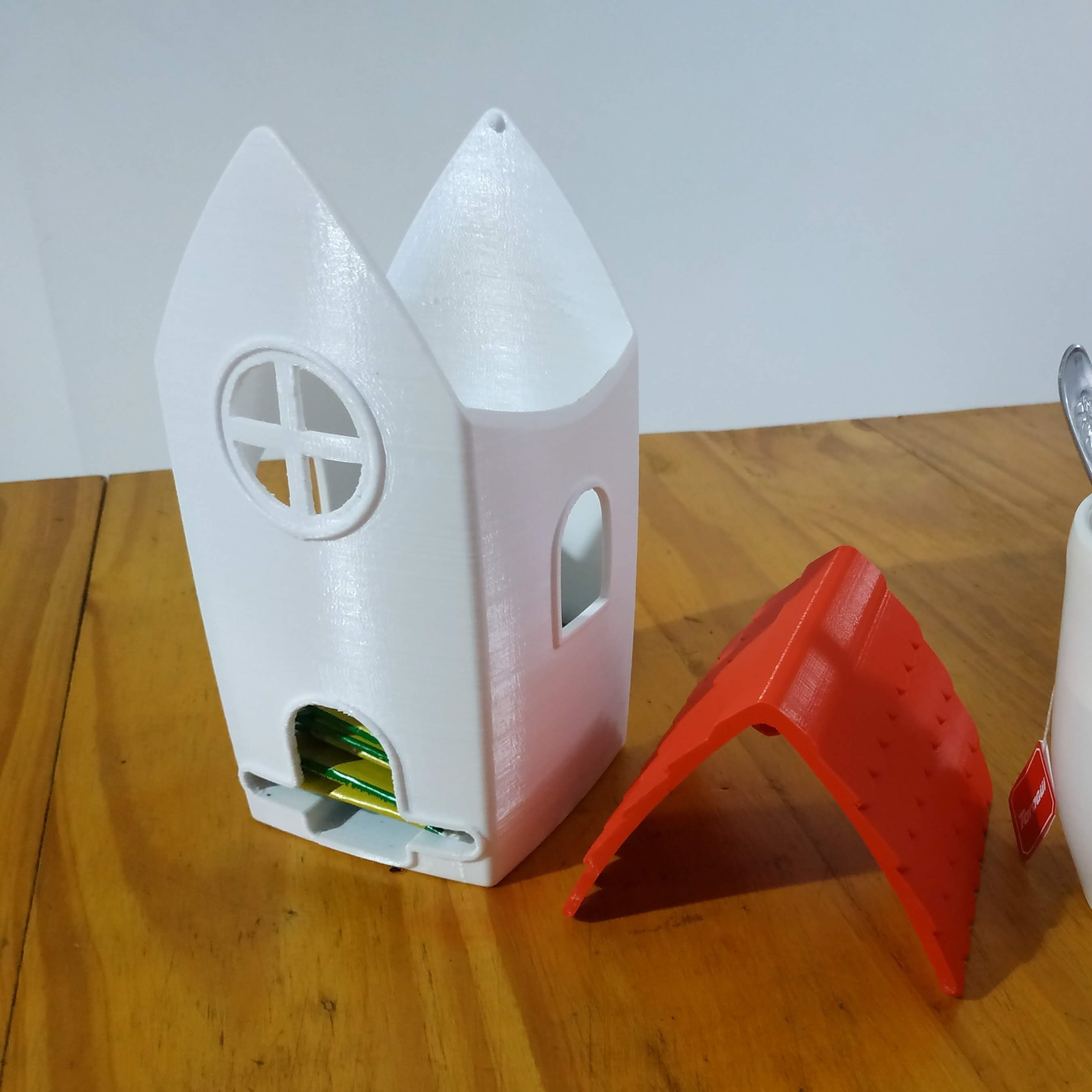 Tea bag dispenser house 3D Print 305727