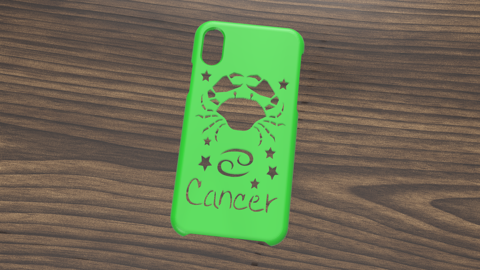 CASE IPHONE X/XS CANCER SIGN 3D Print 305735