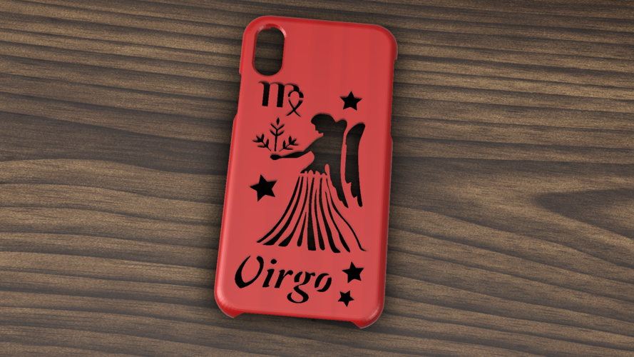 CASE IPHONE X/XS VIRGO SIGN 3D Print 305745