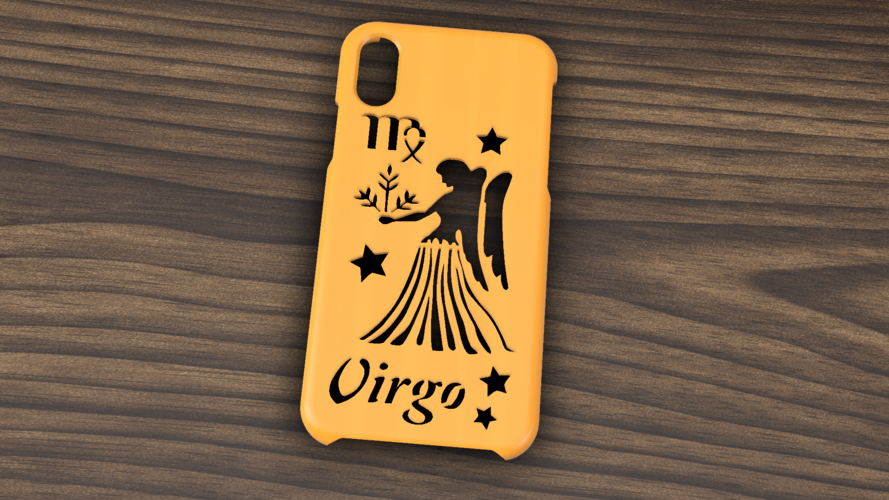 CASE IPHONE X/XS VIRGO SIGN 3D Print 305746